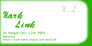 mark link business card